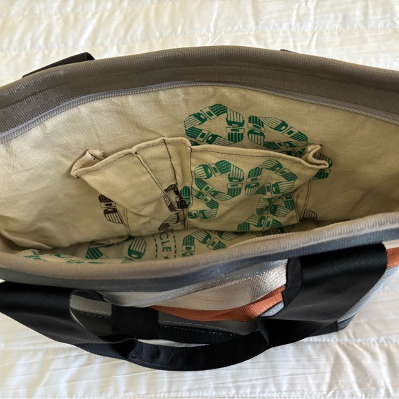 Harveys Black, Gray, and Orange Tote Bag - Picture 10 of 10